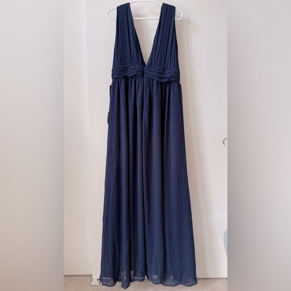NWT Lulus Heavenly Hues Navy Blue Maxi Dress - Picture 6 of 15